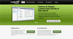 Desktop Screenshot of matchitsql.com